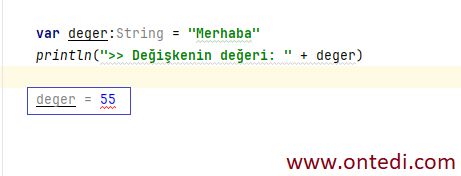 Kotlin Ders 2: Sabitler ve Değişkenler