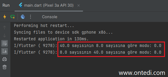 Dart Ders 7: Aritmetik Operatörler